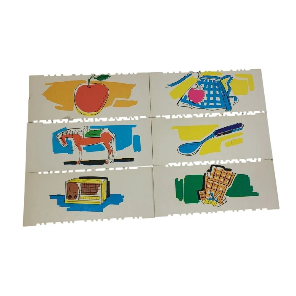 Vintage 1967 Schoolhouse Industries Key-Kit Spelling No. 101 Children's Game